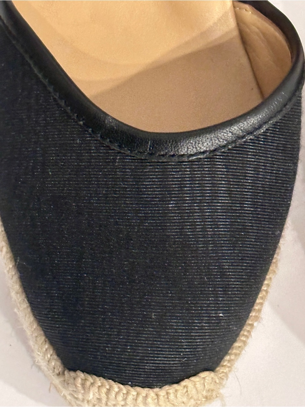 Naturalizer Black Espadrille Wedge Sandals Size 9.5 Comfort Shoes - Picture 10 of 16
